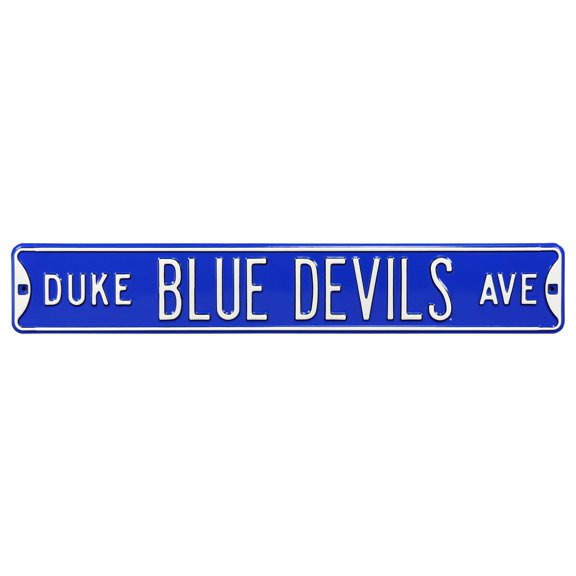Duke Blue Devils 6'' x 36'' Steel Street Sign