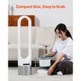 thumbnail image 3 of KFFKFF Tower Fan Filter Replacement, Air Sanitizer Multi-Layer Filter with Dense HEPA and Carbon Activation, Perfect for Trapping Pollen, Animal Fur, Smoke, and Unpleasant Smells, 3 of 9