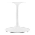 thumbnail image 4 of Modway Lippa 78" Oval Artificial Marble Dining Table in White Black, 4 of 7
