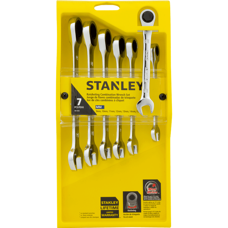 Stanley 94-385W 11-Piece SAE Combination Wrench Set