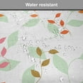 thumbnail image 7 of Autumn Chair Seating Cushion Set of 6, Depiction of Floral Foliage Leaves on Plain Background Illustration, Seat Pads with Anti-slip Backing, 16"x16", Mint Green and Pastel Pink, by Ambesonne, 7 of 7