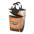 thumbnail image 1 of DouZhe 50L Rectangular Laundry Basket, Rusty Old Dirty Robot Prints Waterproof Foldable Laundry Hamper with Aluminum Handles, 1 of 6