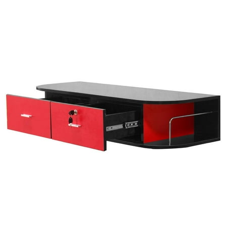 8 Drawer Red Side Cabinet - Ktaxon 42