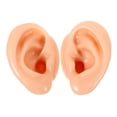 thumbnail image 1 of 2pcs Silicone Ear Models Earrings Display Fake Ear Samples (Assorted Color), 1 of 8