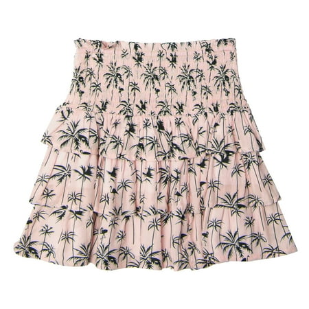 

KIDPIK Girls Pull On Mixed Dots Tassel T4rim Ruffle Hem Skirt Size: 2T - XXL (16)