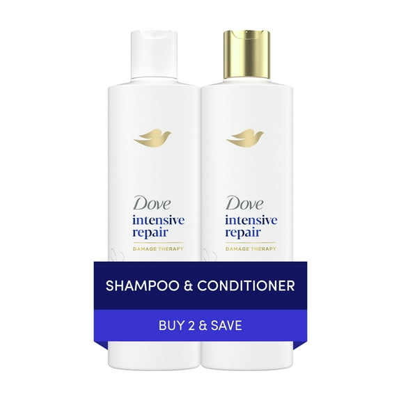 Dove Intensive Repair Shampoo & Conditioner Set, 12 fl oz 2 count