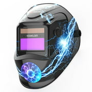 YesWelder® Auto Darkening Welding Helmet,True Color Solar Powered Welding Hood ,Wide Shade 4/9-13 for TIG MIG ARC,L500A-A