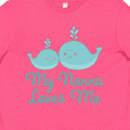 thumbnail image 4 of Inktastic Nanna Loves Me Grandchild Whale Youth T-Shirt, 4 of 5