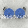 thumbnail image 1 of pitrice Innovative Rotating Suction Cup Shower Shelf For Bathroom Made Of Transparent transparent rectangle, 1 of 6