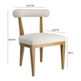 thumbnail image 6 of Palla Cream Boucle Dining Chair, 6 of 6