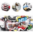 thumbnail image 6 of Music Store & Car Wash Street View Modular City Building Block Set, 2,168 Pieces with Light Kit Toys & Bricks GJ MSCW, 6 of 7