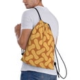 thumbnail image 6 of Hirioo Peanuts6 Print Drawstring Backpack Bag Sport Versatile Sports Backpack for Gym, Travel, Swimming, Beach, 6 of 9