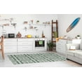 thumbnail image 4 of Simply Daisy 5' x 7' Greek Key Patterned Chenille Rug, Sage, 4 of 4