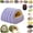 Corduroy-Purple, variant on Removable and Washable Winter Closed-Off Cat Bed, Cutypet Winter Cave Warm Foldable Pet Nest for Indoor Cats & Small Dogs, Soft Plush Enclosed Pet House for Sleeping and Resting