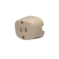 thumbnail image 1 of Contacto Sobreponer Oval Marfil 15A 127V, 1 of 2