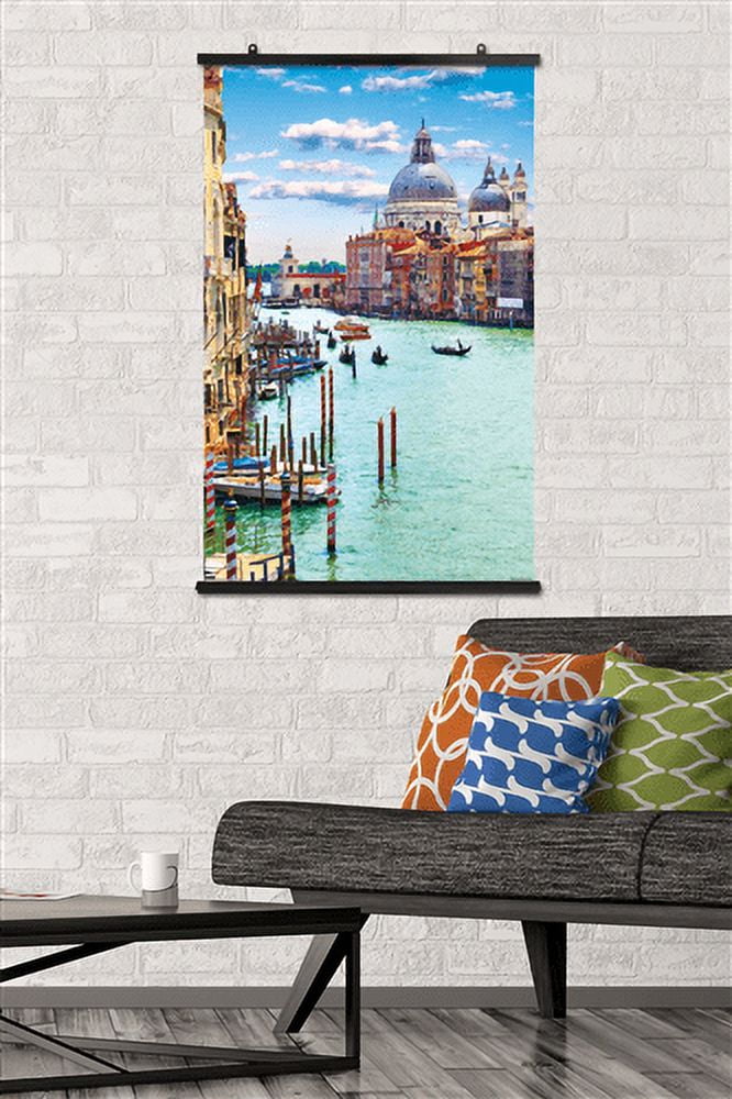 Timeless Visions - Canals of Venice Wall Poster, 22.375" x 34"