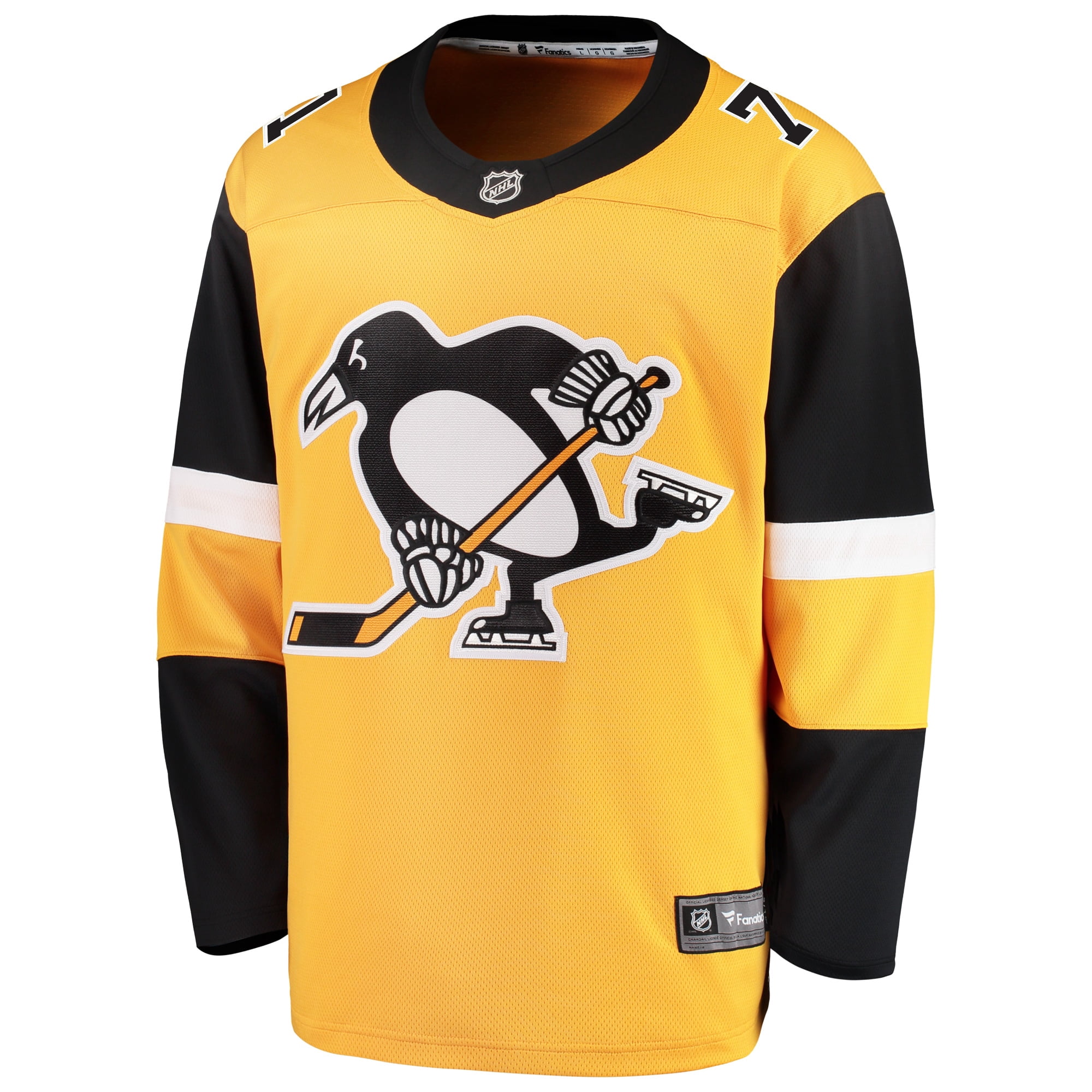 penguins gold jersey