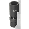 thumbnail image 2 of Grey Pneumatic 1/2" Drive x 15/16" Deep Universal Socket 6 Point - Black, 2 of 2