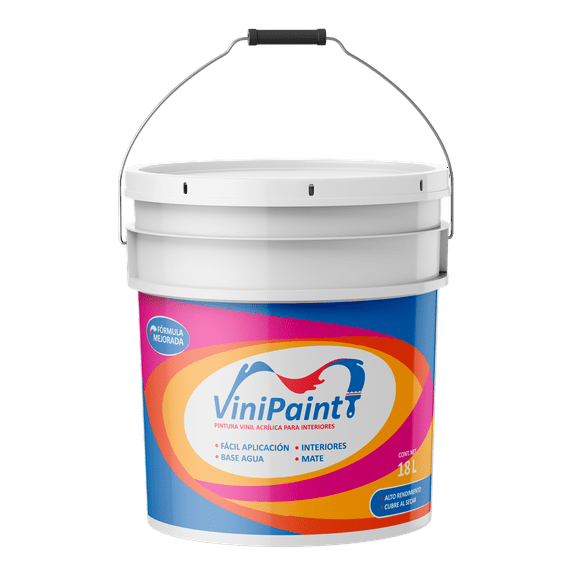 Pintura Vinílica Interiores ViniPaint  18 Litros Blanca