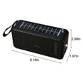 thumbnail image 3 of Puntoco equipado con una radio para recibir canales FM, sistema de audio solar inalámbrico Bluetooth para exteriores con radio, tarjeta enchufable, unidad USB, portátil y linterna, 3 of 6