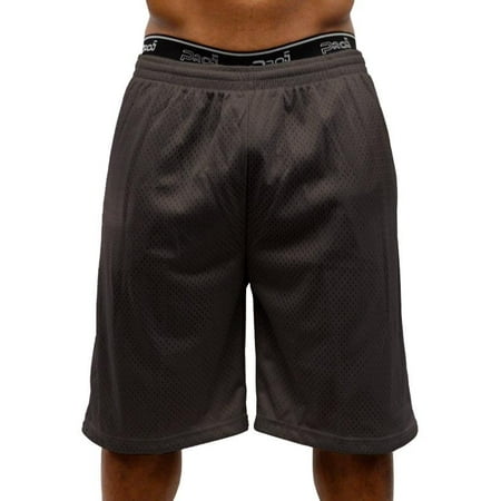 Black Mesh Shorts - Pro 5 Mens Plain Mesh Shorts