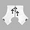 White, variant on Gothic Cross Spats / Cleat Covers