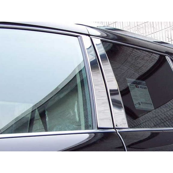 Stainless Steel Pillar Trim 4Pc Fits 2003-2007 Saturn Vue PP43440 QAA