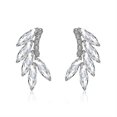 thumbnail image 4 of Pendientes de aleación de cristal vintage Pendientes de arco semicircular geométricos para--|Código de modelo2119, 4 of 5