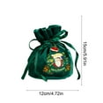 thumbnail image 3 of Taicans ‌Velvet Christmas Gift Bags with Reindeer Antlers & Glitter Bow - Perfect for Holiday Gifts,Secret Santa,Candy Favors,Party Supplies & 2025 Xmas Decorations‌, 3 of 6