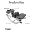 thumbnail image 6 of The Rock Stepper Machine with Resistance Bands-Side to Side Stepper for Exercise at Home,Rocking Stepper for Hip Mobility&Posture Correction,Low-Impact Full Body Workout with Digital Monitor Gray, 6 of 7