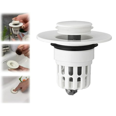 

Edikesy Drain Plug Basin Filter Plastic Basin Filter Universal Bathroom Wash Basin Drain Plug Design Bathroom Sink Plug Up Drain Filter Cleaning Supplies