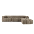 thumbnail image 4 of 122" Modern L-Shaped Sectional Sofa with Chaise Lounge, High-Density Foam Cushions, Fully Assembled Right Hand Facing for Living Room, Espresso, 4 of 8