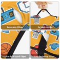 thumbnail image 6 of Basketball and Drink Orange Pattern Teens Toddler Nap Mat with Pillow, Sleeping Mat Bag for Preschool Daycare 60"x20", 6 of 6