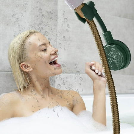 

Tools For Men Who Have Everything 2PCS Adjustable Rotatable Shower Head Wall Mount Holder No-Punching Shower Rack Unique Gifts for Him