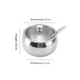 thumbnail image 2 of Sugar bowl with lid - 3 Pcs - 300ml - Pot à Épices - Support à Sucre en Acier Inoxydable - Récipient de Rangement de Cuisine - pour Sucre, Édulcorant, Épices, 2 of 8