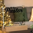 thumbnail image 3 of Pastor Gifts for Men Women - Thank You Appreciation Gifts for Pastor - Religious Gifts for Pastor - Pastor Clear Desk Decorative Sign Home Decor 4x4 Inch, 3 of 7