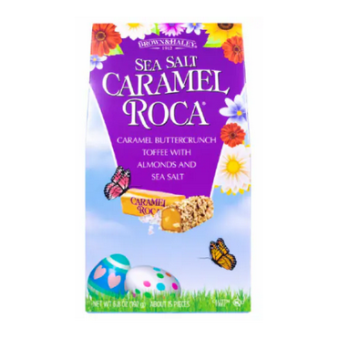Brown & Haley® Caramel Roca® Caramel Buttercrunch Toffee with Almonds & Sea Salt Easter Candy Bars