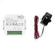 thumbnail image 2 of Monitor de Energía WiFi Tuya Smart Life Bidireccional de 1 Canal con Monitor de Aplicación CT Clamp, 2 of 7