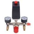 thumbnail image 1 of Kit de Soupape de Pression de Compresseur d'Air, Kit de Soupape de Pression de Compresseur d'Air Régulateur de Collecteur de Soupape de Commande de Commutateur Vertical 90-120PSI avec Valve, Outils, 1 of 8