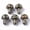 Dalmatian Jasper, variant on MATROOY 10pcs Mini Crystal Mushroom Gemstone Stones Sculpture Decor Hand Making 21x16mm-Opalite