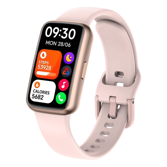 Fitness Tracker Watch for Women & Men, 1.47" HD with Bluetooth, 24/7 Heart Rate & Blood Oxygen Monitor, Sleep & Step Counter, 100