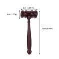 thumbnail image 2 of 1pc Creative Wood Judge's Hammers Tribunal Hammers Juez Gavel Subastion Gavel HOMEMAXS MX12065429, 2 of 6