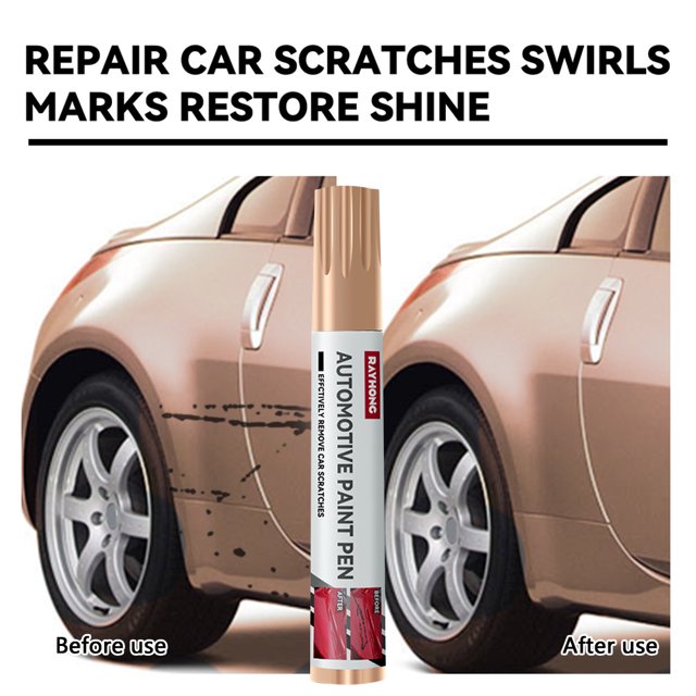 Rotulador de reparación de pintura para arañazos de coche marcador de Ndcxsfigh pintura para eliminar arañazos de coche (roble)