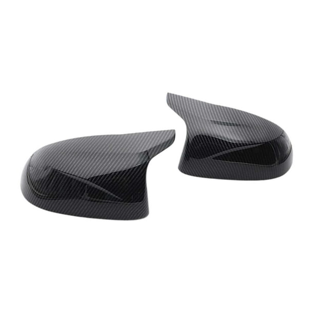 2 piezas de tapas para espejo retrovisor de puerta, accesorios para coche para BMW x3 x4 x5 x6 Patrón de fibra de carbono
