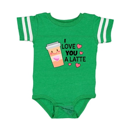 

Inktastic I Love You a Latte with Coffee Cup Gift Baby Boy or Baby Girl Bodysuit