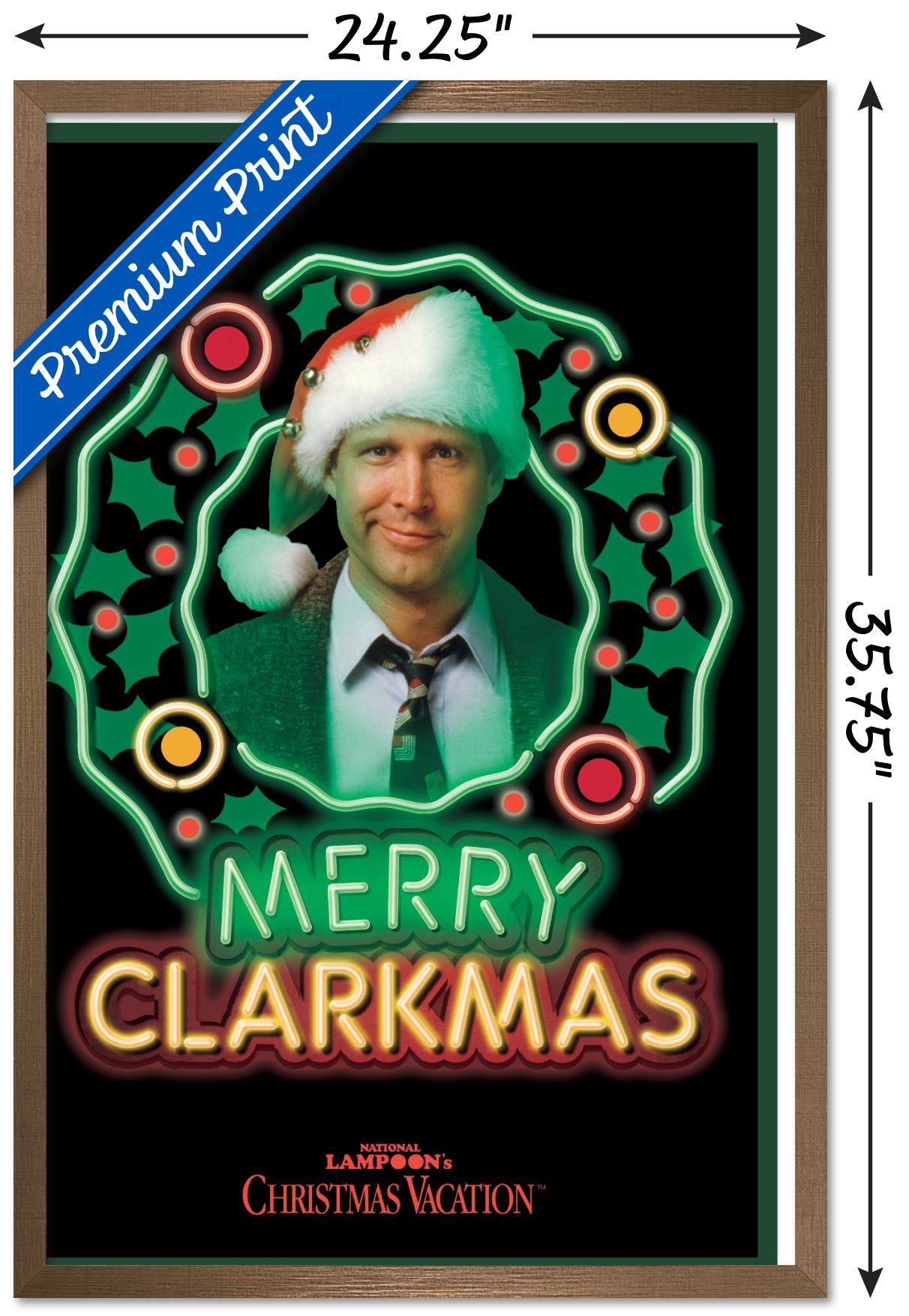 National Lampoon's Christmas Vacation - Clark Wall Poster, 22.375" x 34", Framed
