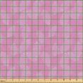 thumbnail image 2 of Ambesonne Geometric Fabric by the Yard Upholstery, Abstract Line Leaves Art, 3 Yards, Soft Pink and Pale Mauve, 2 of 5