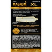 Trojan Magnum XL Large Size Lubricated Latex Condoms - 12 Count
