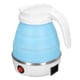 thumbnail image 3 of Folding Silicone Kettle 600W Efficient Food Grade Safe Foldable Electric Kettle for Travel Camping Outdoor EU Plug 220V Blue, 3 of 5