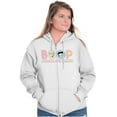 thumbnail image 5 of Boop Life Cute Betty Pudgy Adorable Zip Hoodie Sweatshirt Women Brisco Brands L, 5 of 6